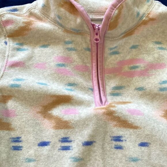 Osh Gosh b’gosh Girls Fleece Winter Pullover Sweater Cream size Small 6 6X - Picture 2 of 5